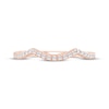 Thumbnail Image 2 of Diamond Contour Wedding Band 1/8 ct tw 14K Rose Gold