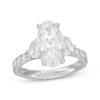 Thumbnail Image 0 of Neil Lane Artistry Heritage Oval-Cut Lab-Created Diamond Engagement Ring 4-3/8 ct tw Platinum