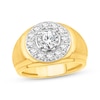 Thumbnail Image 1 of Lab-Grown Diamonds by KAY Men's Halo Ring 2 ct tw 10K Yellow Gold