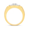 Thumbnail Image 3 of Lab-Grown Diamonds by KAY Men's Halo Ring 2 ct tw 10K Yellow Gold