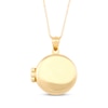 Thumbnail Image 1 of Circle Locket Necklace 10K Yellow Gold 18&quot;