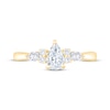 Thumbnail Image 3 of Lab-Grown Diamonds by KAY Pear-Shaped Engagement Ring 3/4 ct tw 14K Yellow Gold