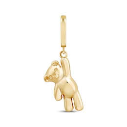 Charmed Memories Teddy Bear Charm 10K Yellow Gold