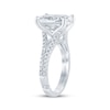 Thumbnail Image 2 of Monique Lhuillier Bliss Oval-Cut Lab-Grown Diamond Engagement Ring 5-1/3 ct tw 18K White Gold