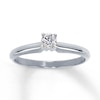 Thumbnail Image 1 of Diamond Solitaire Ring 1/5 carat Round-Cut 14K White Gold (I/I2)