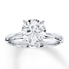 Thumbnail Image 1 of Diamond Solitaire Ring 2 Carats Round-cut 14K White Gold (I/I3)