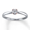 Thumbnail Image 0 of Diamond Solitaire Ring 1/10 Carat 10K Two-Tone Gold (I/I3)