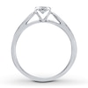 Thumbnail Image 2 of Diamond Solitaire Ring 1/5 Carat Round-cut 10K White Gold (I/I3)