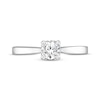 Thumbnail Image 3 of Solitaire Engagement Ring 1/2 Carat Diamond 14K White Gold (I/I2)