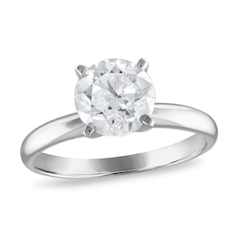 Now + Forever Diamond Solitaire Engagement Ring 2 ct tw Round-cut 14K White Gold (I/I3)