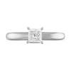 Thumbnail Image 3 of Diamond Solitaire Engagement Ring 1/2 ct tw Princess-cut 10K White Gold (J/I3)