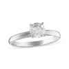 Thumbnail Image 1 of Diamond Solitaire Ring 1 carat Round-cut 14K White Gold (J/I2)