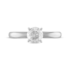 Thumbnail Image 3 of Diamond Solitaire Ring 1 carat Round-cut 14K White Gold (J/I2)