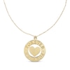 Thumbnail Image 1 of Forever Heart Necklace 10K Yellow Gold 18”