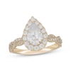 Thumbnail Image 0 of Neil Lane Artistry Pear-Shaped Lab-Created Diamond Halo Engagement Ring 1-3/4 ct tw 14K Yellow Gold