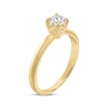 Thumbnail Image 2 of Now + Forever Diamond Solitaire Hearts Ring 1/2 ct tw 14K Yellow Gold (I/I2)