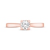 Thumbnail Image 4 of Diamond Solitaire Hearts Ring 1/2 ct tw 14K Rose Gold (I/I2)