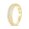 Thumbnail Image 2 of Men's Diamond Wedding Band 1/2 ct tw 10K Yellow Gold