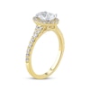 Thumbnail Image 2 of Lab-Grown Diamonds by KAY Oval-Cut Engagement Ring 1-1/2 ct tw 14K Yellow Gold