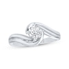 Thumbnail Image 1 of Round-Cut Diamond Solitaire Bypass Engagement Ring 5/8 ct tw 10K White Gold (I/I3)