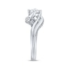 Thumbnail Image 2 of Round-Cut Diamond Solitaire Bypass Engagement Ring 5/8 ct tw 10K White Gold (I/I3)