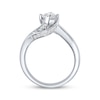 Thumbnail Image 3 of Round-Cut Diamond Solitaire Bypass Engagement Ring 5/8 ct tw 10K White Gold (I/I3)