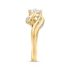 Thumbnail Image 1 of Round-Cut Diamond Solitaire Bypass Engagement Ring 5/8 ct tw 10K Yellow Gold (I/I3)