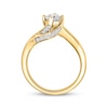 Thumbnail Image 2 of Round-Cut Diamond Solitaire Bypass Engagement Ring 5/8 ct tw 10K Yellow Gold (I/I3)