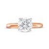 Thumbnail Image 2 of Certified Round-Cut Diamond Solitaire Engagement Ring 1-1/2 ct tw 14K Rose Gold (I/I2)