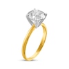 Thumbnail Image 1 of Certified Round-Cut Diamond Solitaire Engagement Ring 3 ct tw 14K Yellow Gold (I/I2)