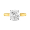 Thumbnail Image 2 of Certified Round-Cut Diamond Solitaire Engagement Ring 3 ct tw 14K Yellow Gold (I/I2)