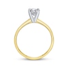 Thumbnail Image 2 of Certified Round-Cut Diamond Solitaire Engagement Ring 1 ct tw 14K Two-Tone Gold (I/I1)