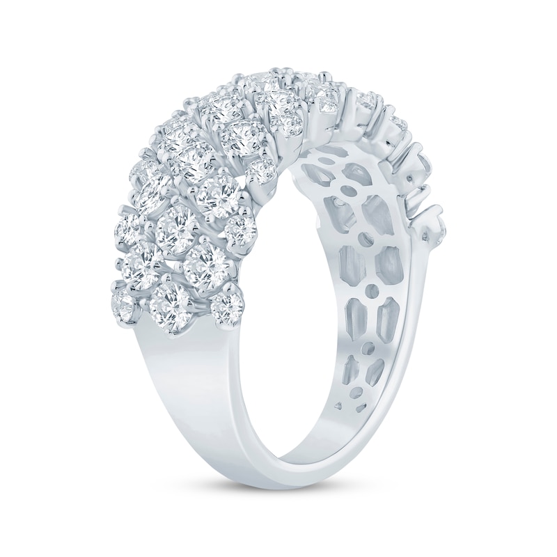 Main Image 2 of Lab-Grown Diamonds by KAY Multi-Row Ring 2 ct tw 14K White Gold