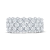 Thumbnail Image 3 of Lab-Grown Diamonds by KAY Multi-Row Ring 2 ct tw 14K White Gold