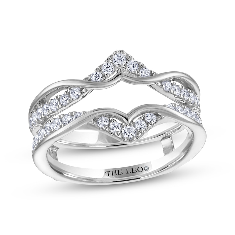 Main Image 1 of The LEO Diamond Enhancer Ring 1/2 ct tw 14K White Gold