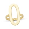 Thumbnail Image 1 of Hollow Open Oval Ring 10K Yellow Gold Size 7