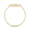 Thumbnail Image 3 of Hollow Open Oval Ring 10K Yellow Gold Size 7