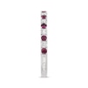 Thumbnail Image 1 of Neil Lane Ruby Anniversary Band 1/5 ct tw Round-cut Diamonds 14K White Gold