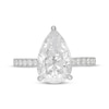 Thumbnail Image 3 of Neil Lane Artistry Pear-Shaped Lab-Grown Diamond Engagement Ring 4-5/8 ct tw 14K White Gold