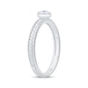 Thumbnail Image 1 of Round-Cut Diamond Solitaire Rope Shank Engagement Ring 1/4 ct tw 14K White Gold (I/I2)