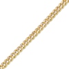 Thumbnail Image 2 of Hollow Diamond-Cut Square Curb Chain Bracelet 5.6mm 10K Yellow Gold 8.5&quot;