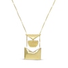 Thumbnail Image 1 of Hidden Message "I Love You" Envelope Necklace 10K Yellow Gold 18"