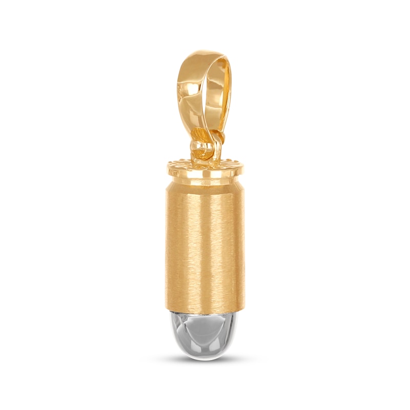 Main Image 2 of Bullet Charm 14K Two-Tone Gold