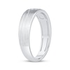 Thumbnail Image 2 of Men's Diamond Wedding Band 1/20 ct tw 10K White Gold 5.8mm