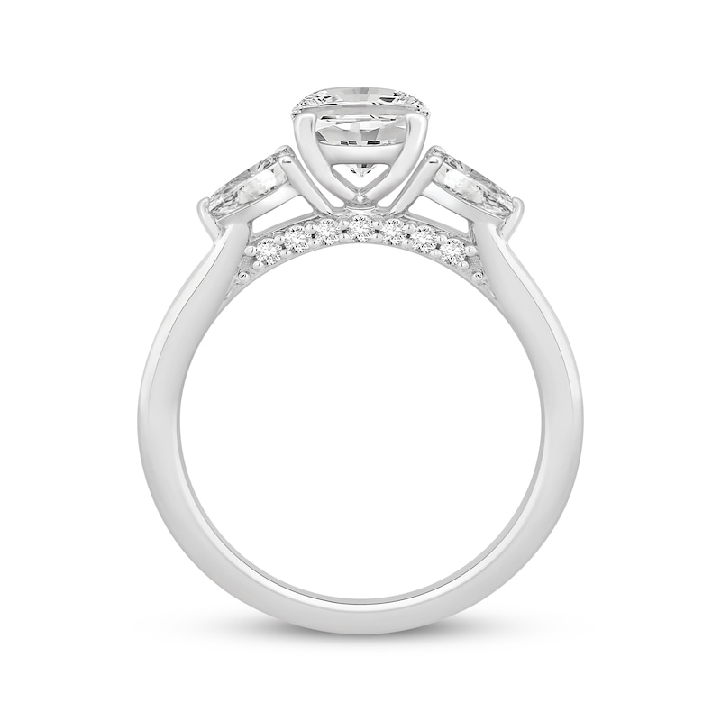 Main Image 3 of Lab-Grown Diamonds by KAY Oval-Cut Engagement Ring 2 ct tw 14K White Gold