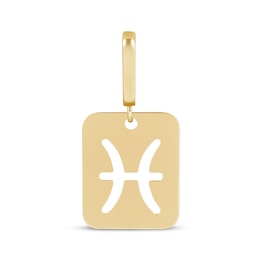 Charmed Memories Zodiac Pisces Cutout Charm 10K Yellow Gold