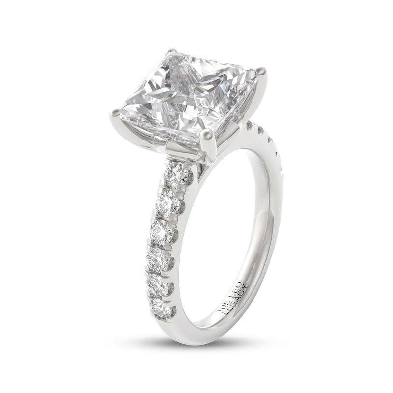 Main Image 2 of THE LEO Legacy Lab-Grown Diamond Princess-Cut Engagement Ring 5-3/4 ct tw 14K White Gold