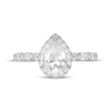 Thumbnail Image 3 of Neil Lane Premiere Pear-Shaped Diamond Halo Engagement Ring 1-5/8 ct tw 14K White Gold