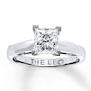 Thumbnail Image 0 of THE LEO Diamond Solitaire 1-1/2 ct Princess-cut 14K White Gold Ring