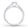 Thumbnail Image 1 of Diamond Ring 1/5 Carat Princess-cut 10K White Gold (I/I3)